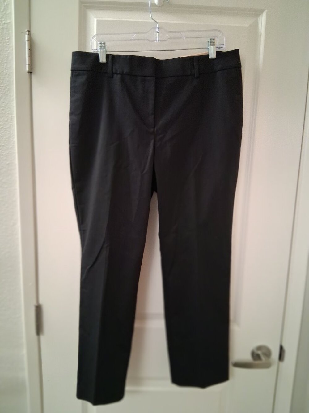 Anne Taylor Factory Women's Petite Modern Slim Leg Black Pants NWT